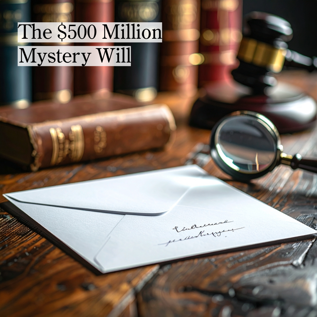 The $500 Million Mystery Will